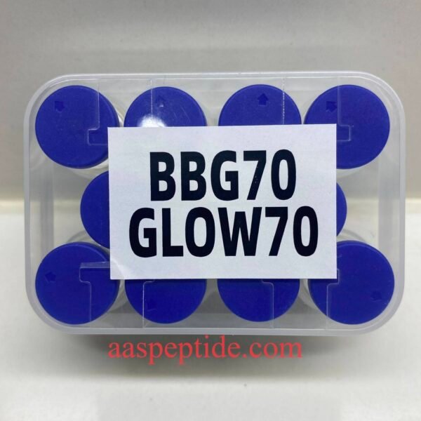 Glow  BPC-157 10mg+GHK-CU 50mg+TB500 10mg 70 mg*10vials Kit